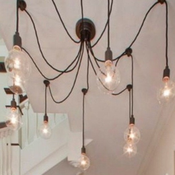 5 Pendant Swag Chandelier - Picture 6 of 6